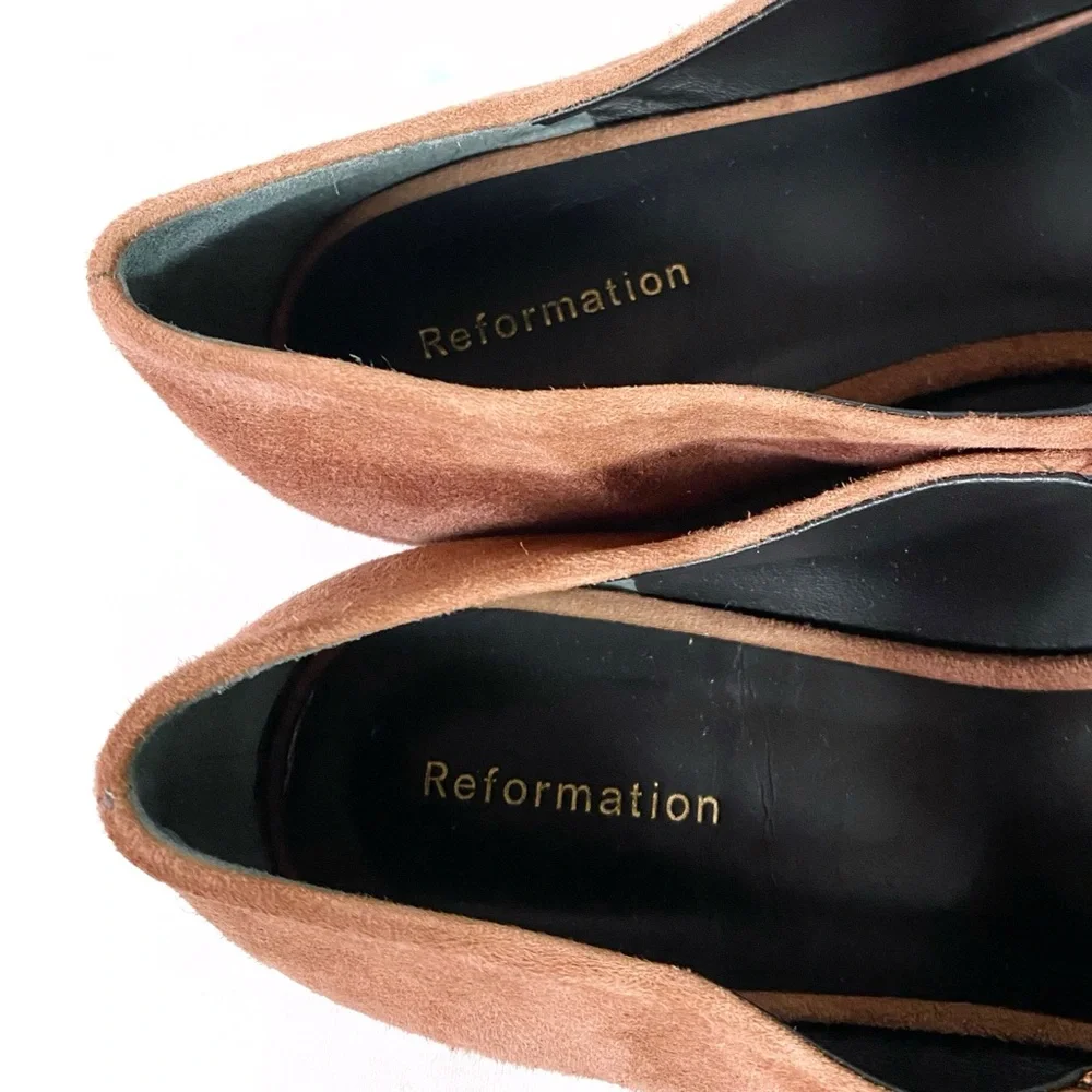 Reformation Bethany Ballet Flats Suede - Picture 5 of 7
